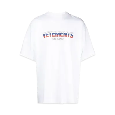 VETEMENTS Russia Logo Tee "White"