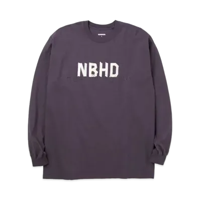 NEIGHBORHOOD TAPE / C-TEE . LS "Grey"