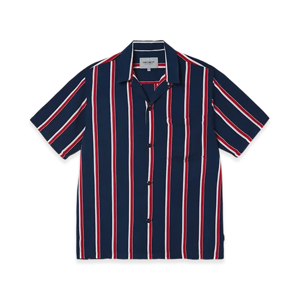 Carhartt WIP S/S Gelder Shirt "Gelder Stripe Mizar"