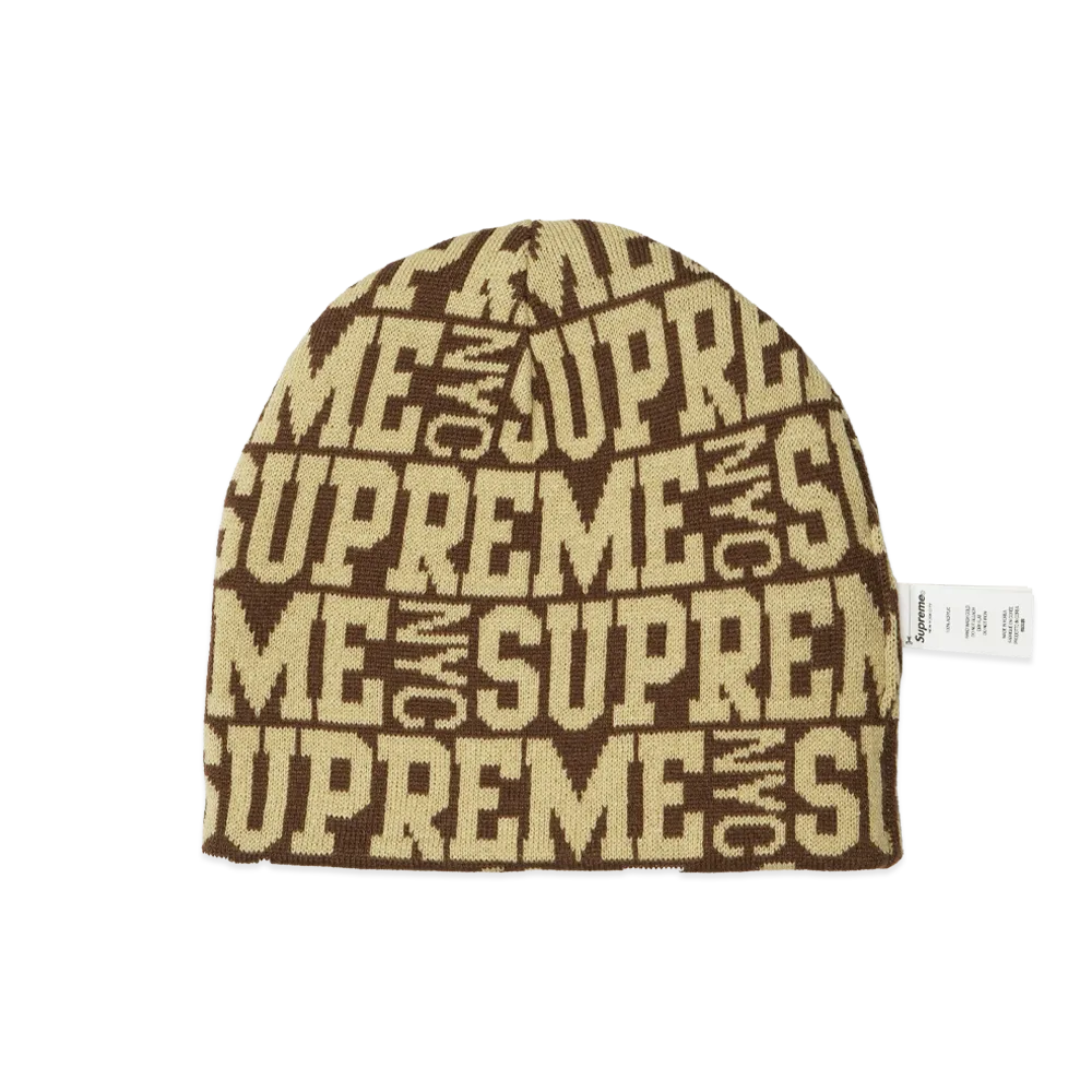 Supreme Reversible Camo Beanie "Brown"