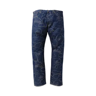 A BATHING APE x Levi's CAMO 501 '93 MODEL "Indigo"