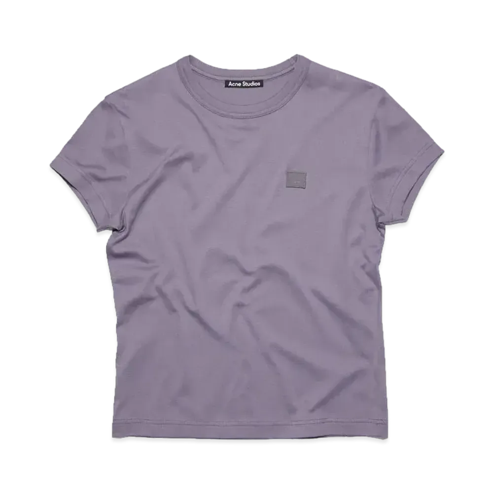 Acne Studios Crew Neck T-Shirt Fit Design "Faded Purple"