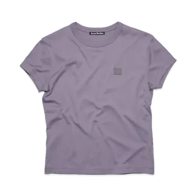 Acne Studios Crew Neck T-Shirt Fit Design "Faded Purple"