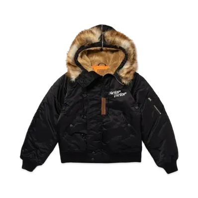 Victor Victor Worldwid N2 Flight Jacket "Black"