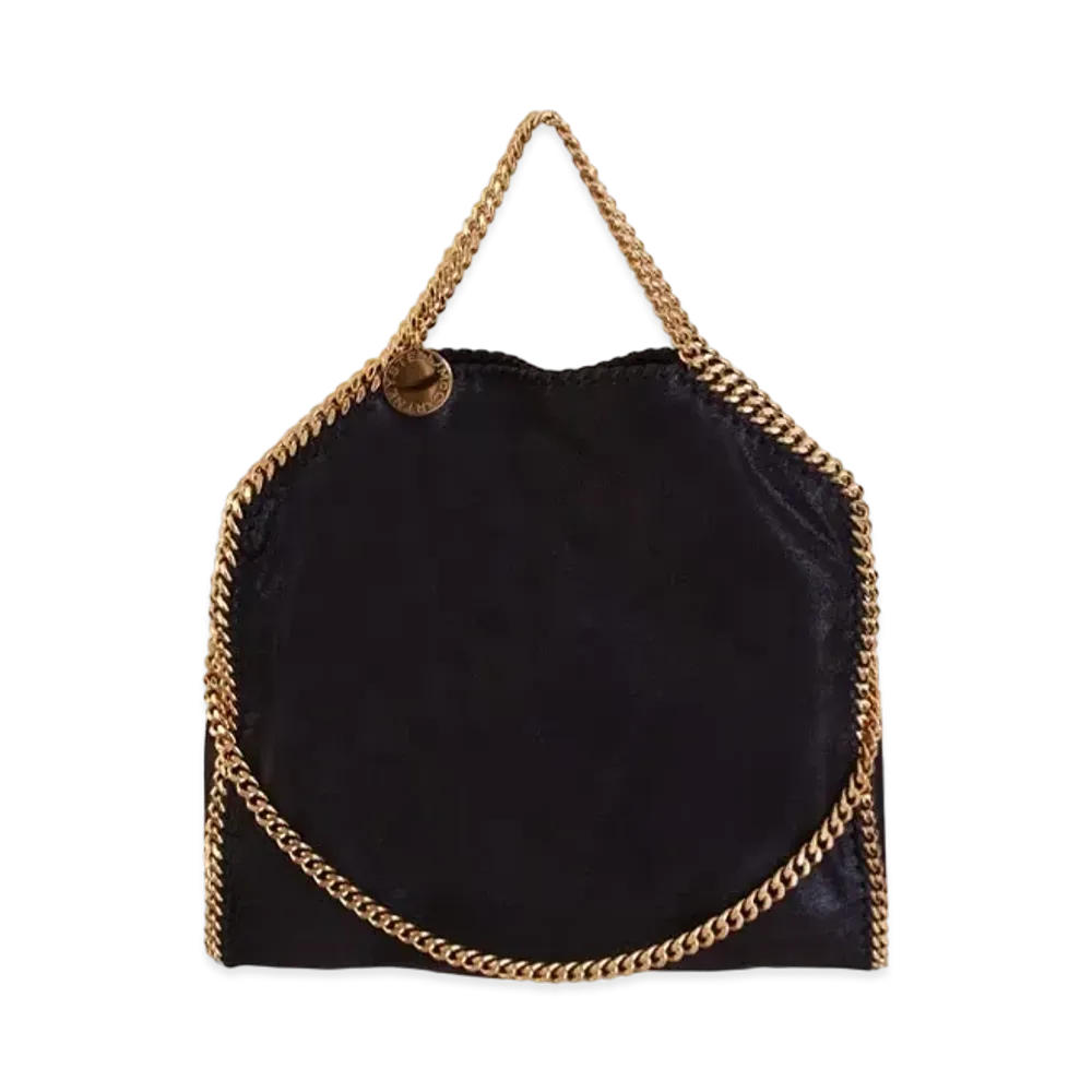STELLA McCARTNEY Farabella Fold Over Tote "Black"