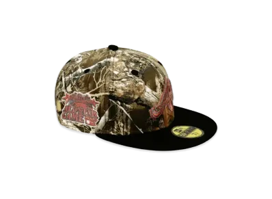 NEW ERA x THE CAP 59Fifty Black Real Tree Atlanta Braves "Tree Camo/Black"