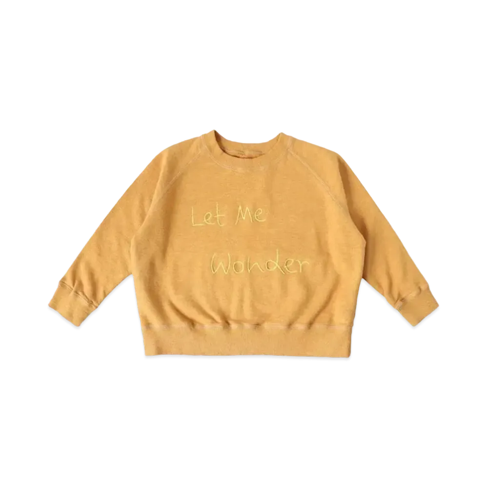 Ron Herman 15th Anniversary RH Vintage Let Me Wonder Sweat Shirt "Brown"