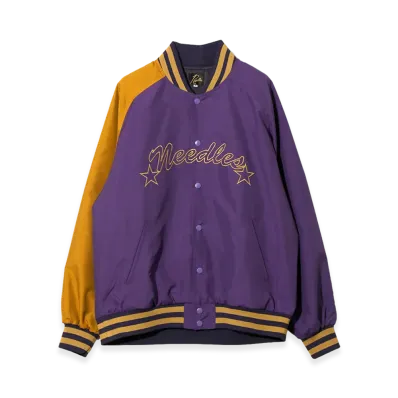 NEEDLES Stadium Jacket - Poly Shantung "Purple"