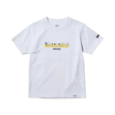 NEW ERA x PEANUTS Youth Short Sleeve Cotton T-Shirt Beach "White"