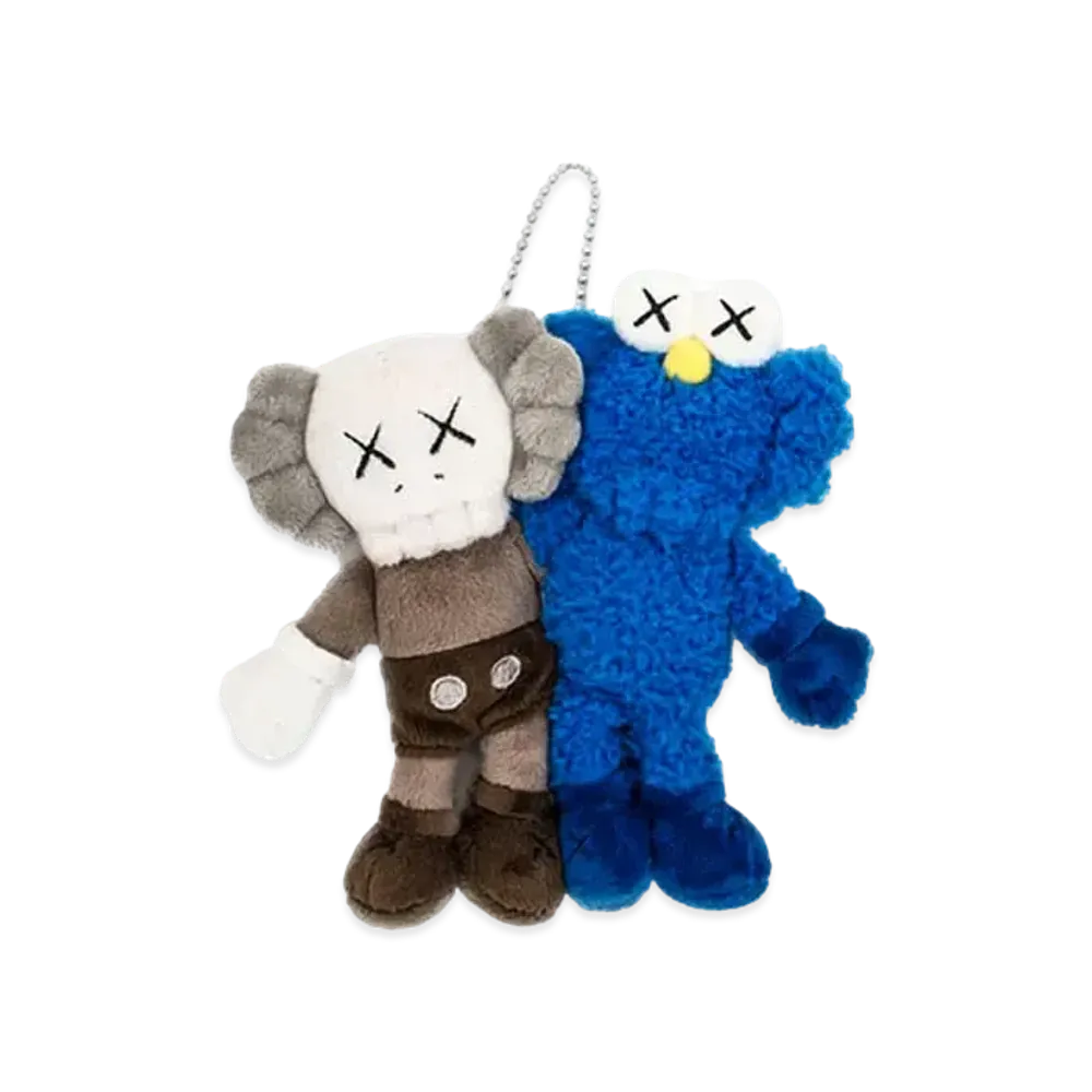 KAWS Seeing/Watching Plush Keychain "Grey/Blue"