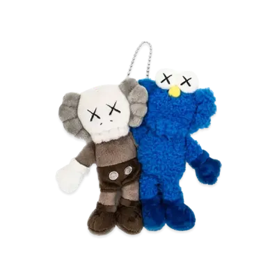 KAWS Seeing/Watching Plush Keychain "Grey/Blue"