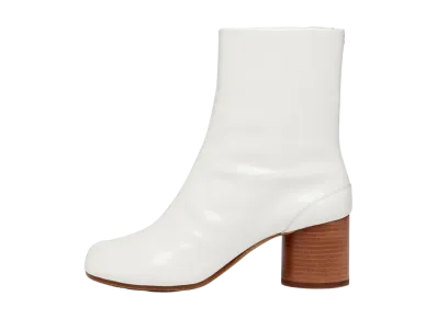 Maison Margiela Women's Tabi Ankle Boots "White"
