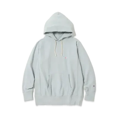 Champion Reverse Weave Hooded Sweatshirt "Blue Gray"