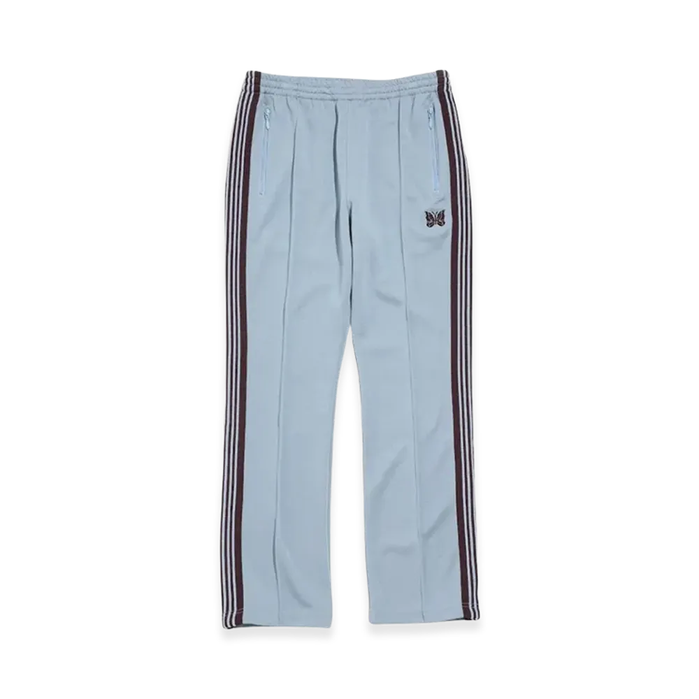 NEEDLES Narrow Track Pants Poly Smooth "Sax Blue"