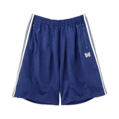 NEEDLES x BEAVER H.D Track Shorts - Poly Smooth "Royal"