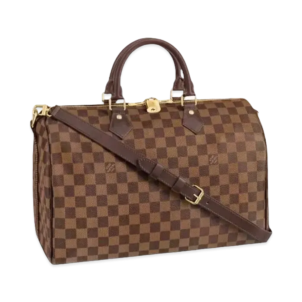 Louis Vuitton Speedy Bandouliere 35 Damier Ebene