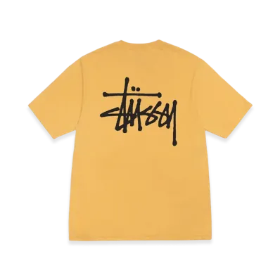 Stussy Basic Stussy Pigment Dyed Tee 2023 "Honey"