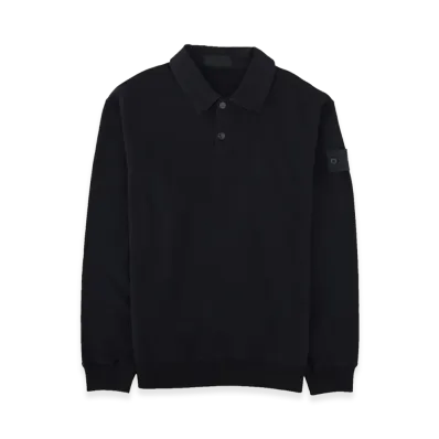 Stone Island Polo Con Patch Logo "Blue"