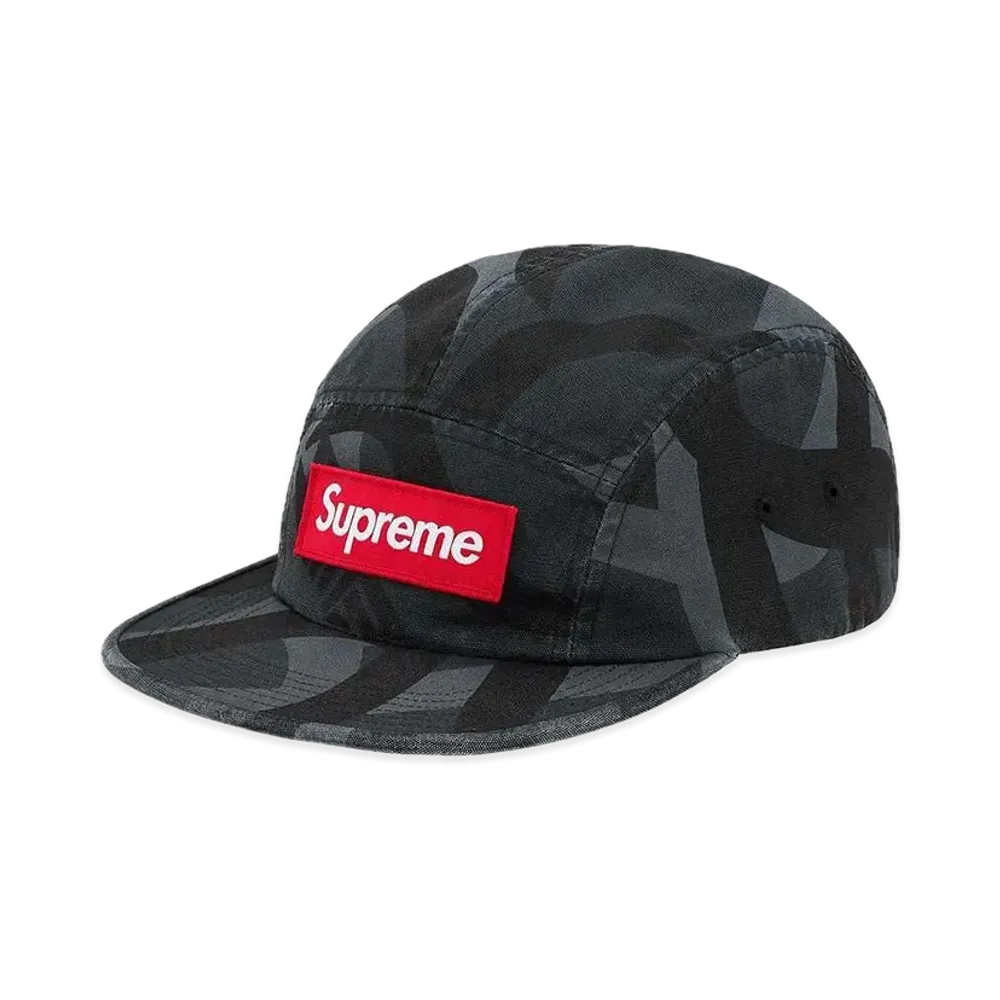 Supreme Military Camp Cap "Black Tribal Camo" (19FW)