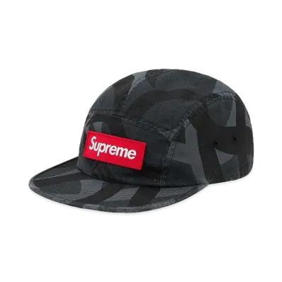 Supreme Military Camp Cap "Black Tribal Camo" (19FW)