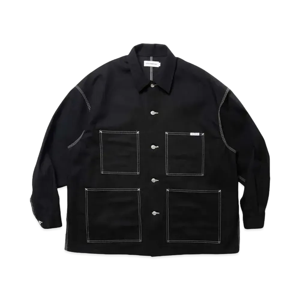 COOTIE PRODUCTIONS Rigid Denim Coverall "BLACK"