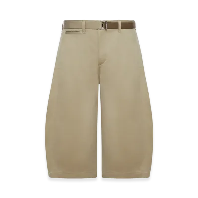 sacai Cotton Chino Trousers "Beige"