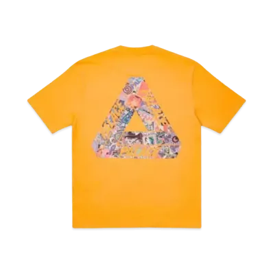 PALACE TRI-STICKER PACK T-SHIRT "Light Orange"