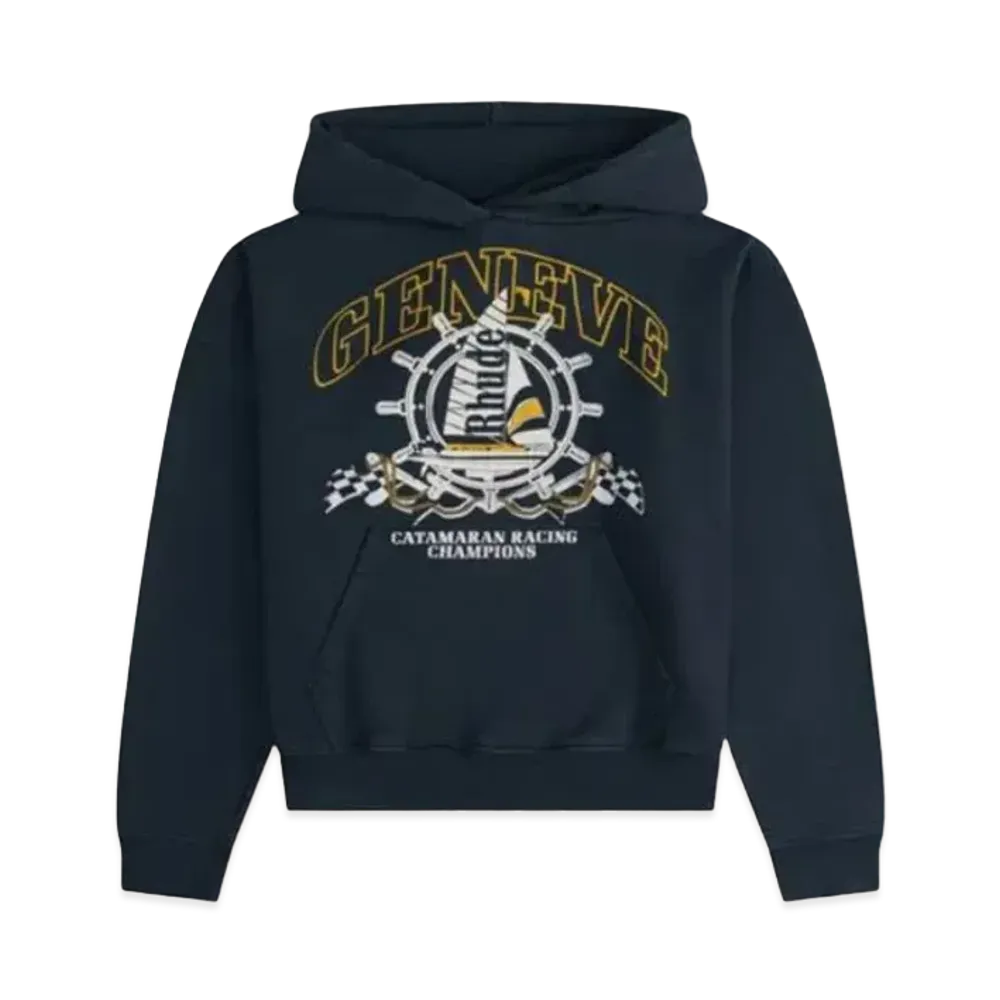 RHUDE Geneve Catamaran Hoodie "Black"