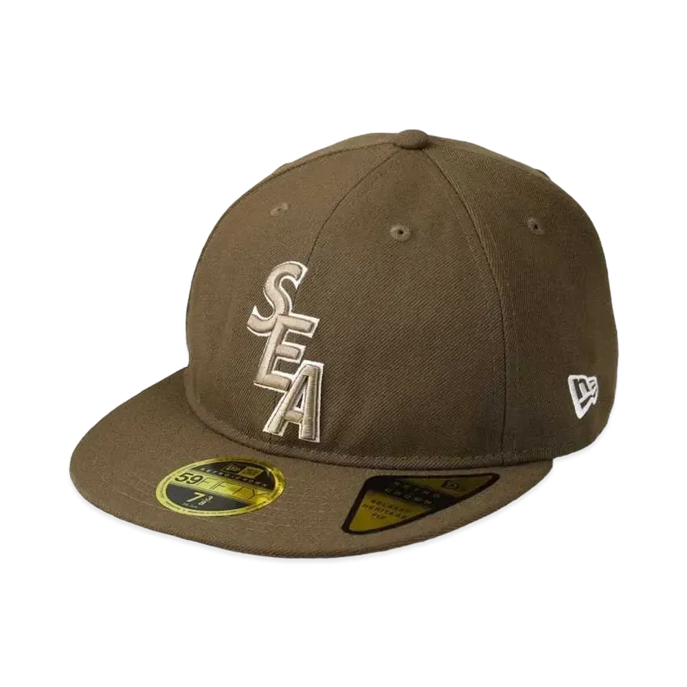 WIND AND SEA NEW ERA x (S_E_A) 59Fifty Retro Crown Cap "Sea Brown"