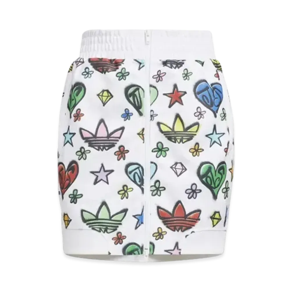 adidas JEREMY SCOTT Monogram Skirt "White"