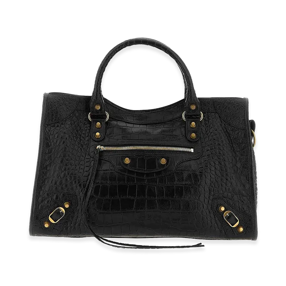 BALENCIAGA Women's Le City Bag M Handbag "Black"