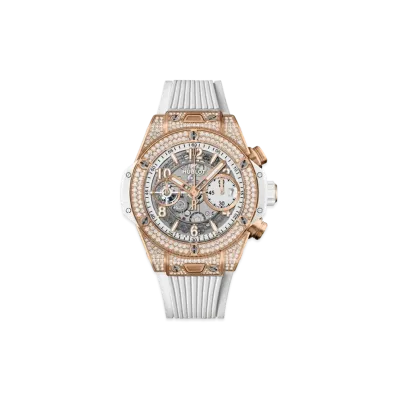 HUBLOT Big Bang Unico King Gold White Pave 42mm