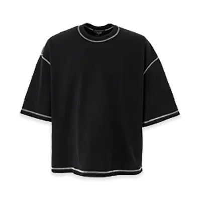 COMME des GARCONS HOMME Cotton Plain Tee "Black"