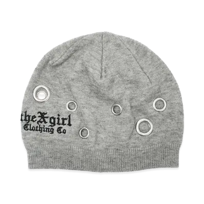 X-Girl Women's Eyelet Beanie "Ash"