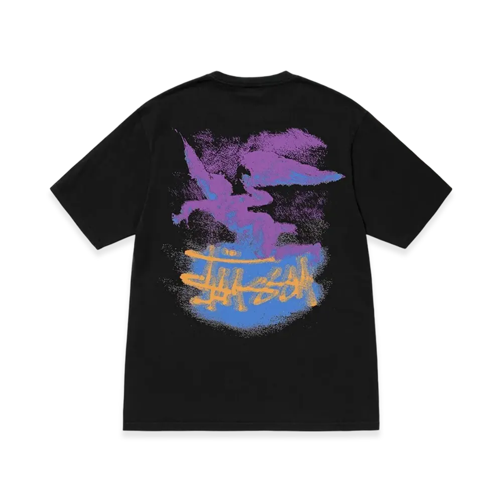 Stussy Fallen Angel Pigment Dyed Tee "Black"