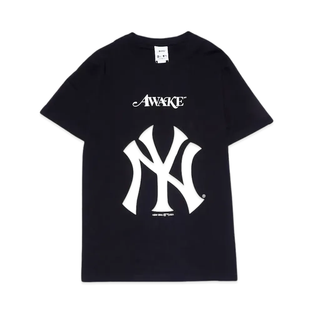 New Era × Awake × MLB Dueling Logo Subway Series Short Sleeve T-Shirt "Black"