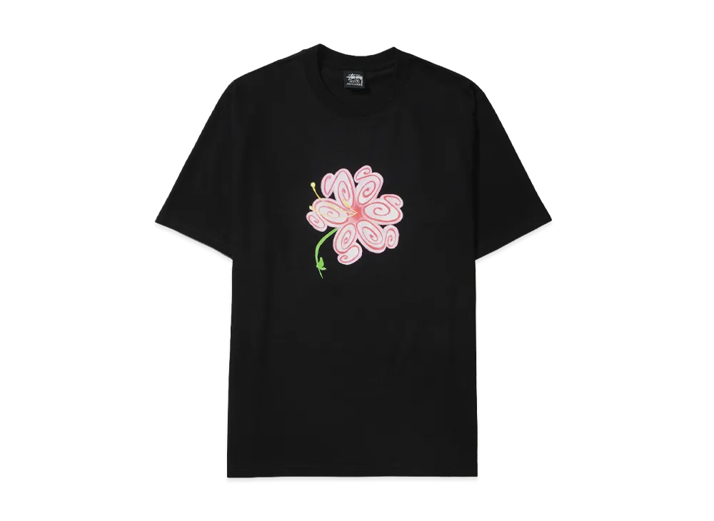 Stussy S Flower Tee "Black"