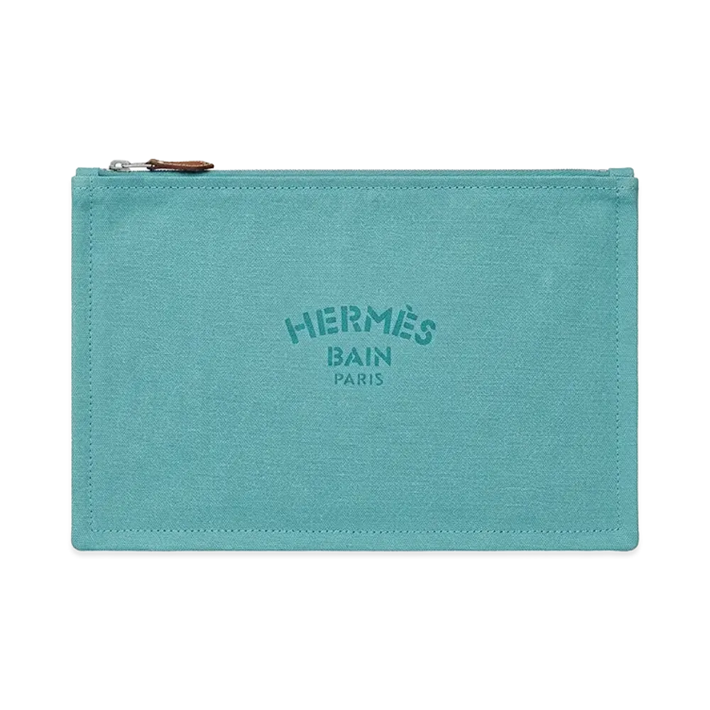 HERMES Yachting GM Pouch "Blue"