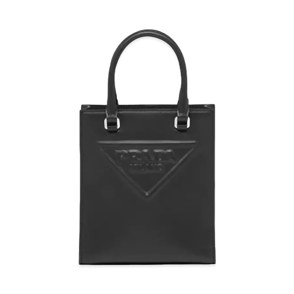 PRADA Leather Handbag "Black"
