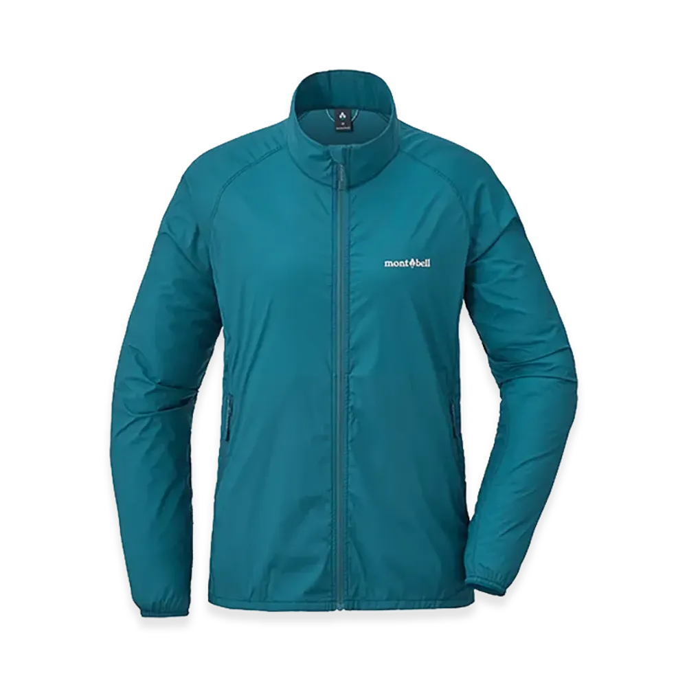 mont-bell Women's U.L. Stretch Wind Jacket "Turquoise"