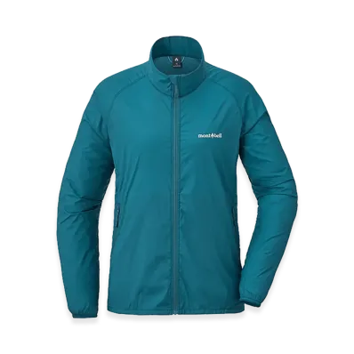 mont-bell Women's U.L. Stretch Wind Jacket "Turquoise"
