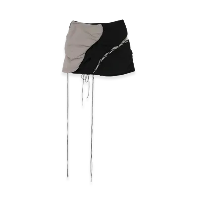 THEREDTHREAD G Tech Cord Skirt "Black"