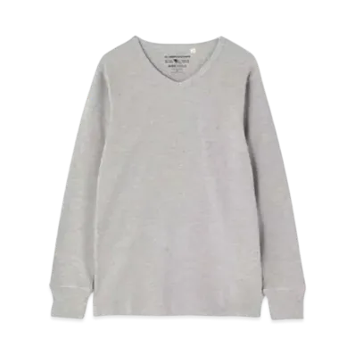 AVIREX Daily Wear Thermal L/S T-Shirt "Grey V"