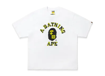 A BATHING APE x Cristiano Ronaldo CR7 Life College Relaxed Fit Tee "White"