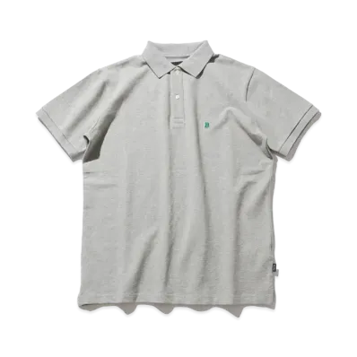 BEAMS One Point Stretch Polo Shirt 24SS "Navy"