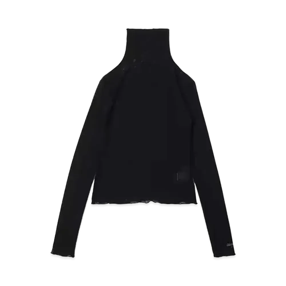 atmos pink x Girls See-Through Tops "Black"