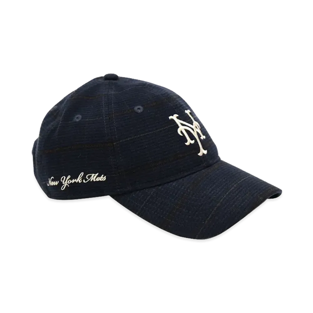 NEW ERA x THE CAP 9Twenty Woven Scorch New York Mets "Navy/Check"