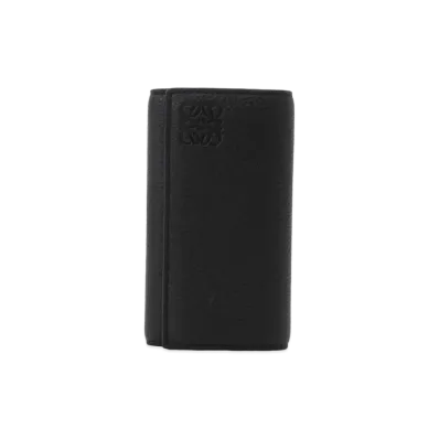 LOEWE Key Case Soft Grain Calf "Black"