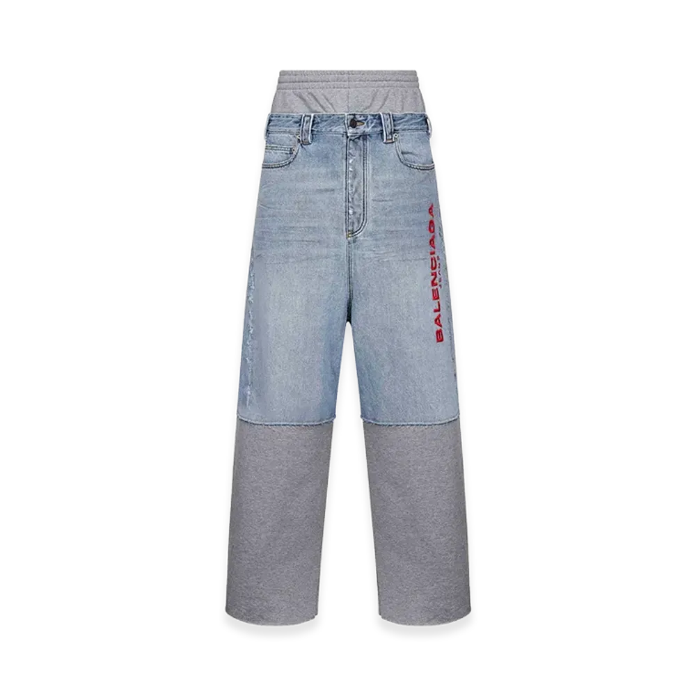 BALENCIAGA Trousers "Lightblue/Blue"