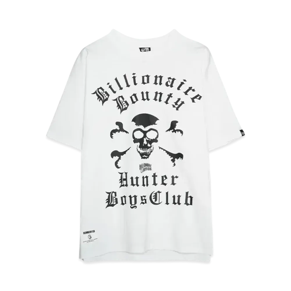 BOUNTY HUNTER x BILLIONAIRE BOYS CLUB COTTON T-SHIRT #1 "WHITE"
